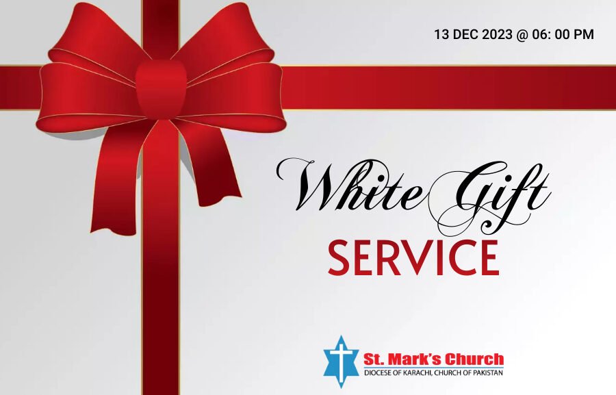 Christmas White Gift Service