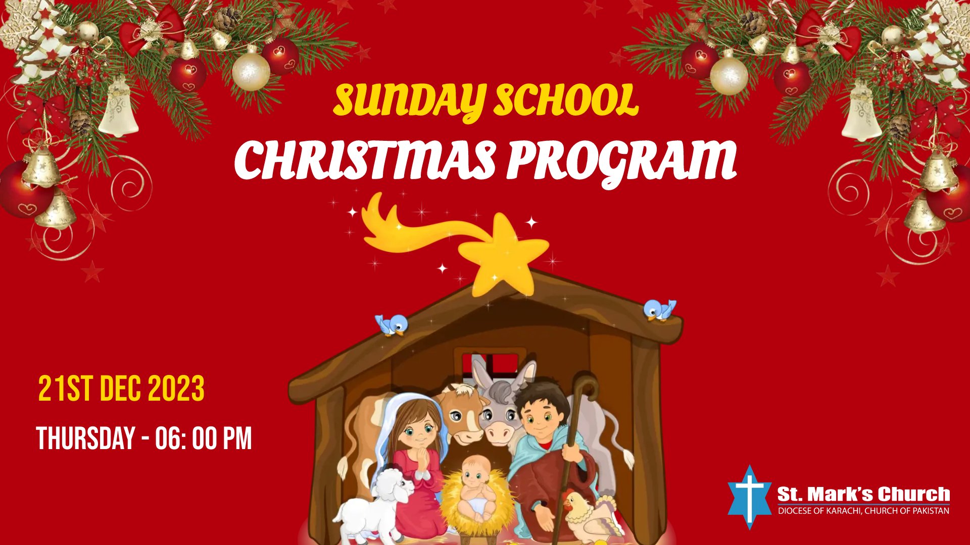 Sunday School Christmas Program